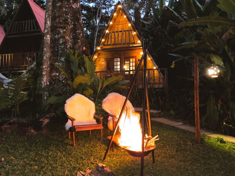 Cabana Suíça com Ventilador